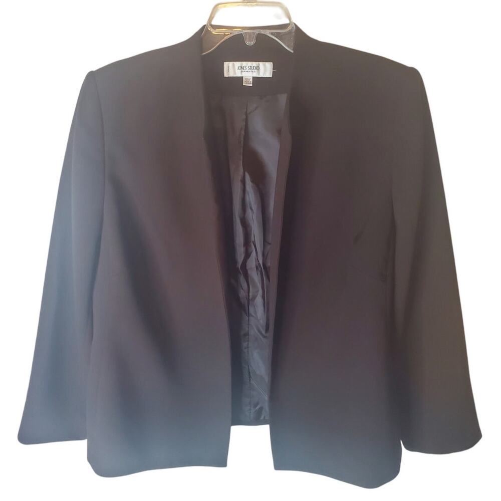 Jones Studio Separates 18W Open Style Balzer Jacket, Brown